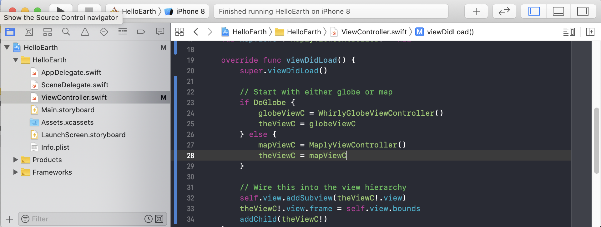 Xcode ViewController.m