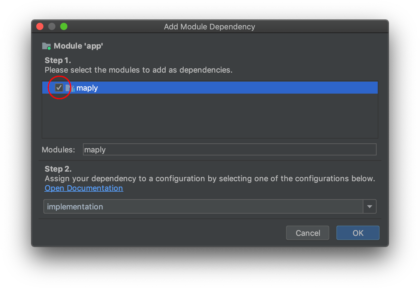 Maply Dependency